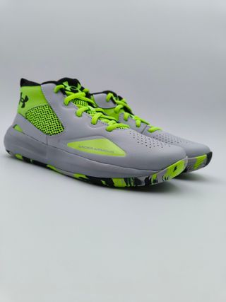 Scarpe Under Armour GS Lockdown 5 Grigio/Verde