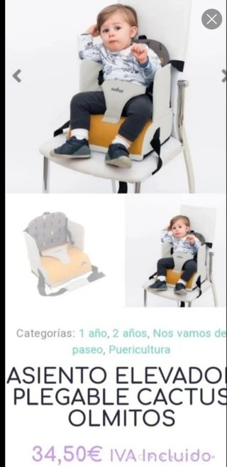 Asiento elevador M.OLMITO 1-3 años