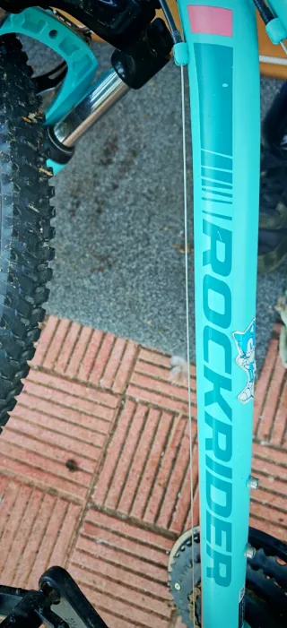 Bicicleta infantil Rockrider como nueva
