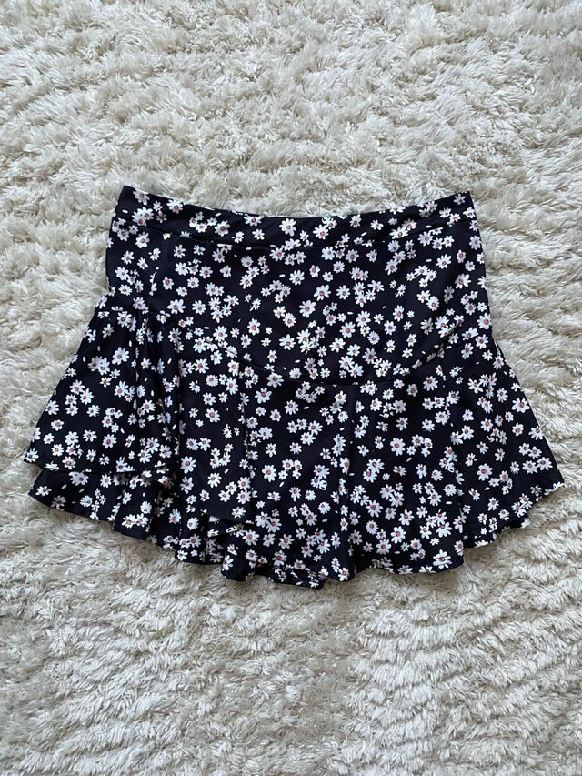 Falda pantalón corta floral