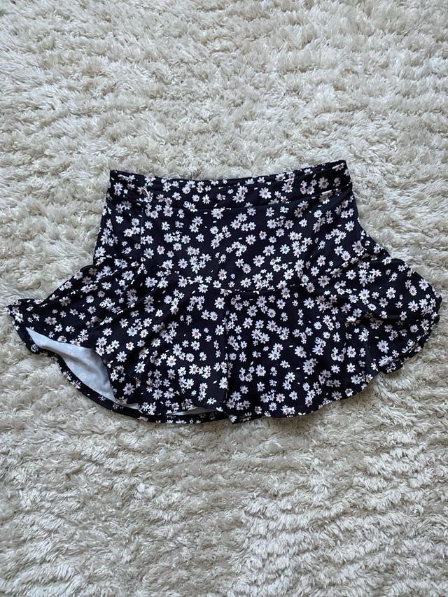 Falda pantalón corta floral