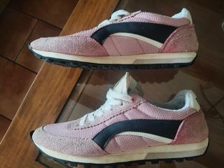 Zapatillas Bimba y Lola Retro Rosa y Negro