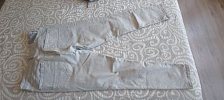 Pantalón vaquero skinny gris clarito