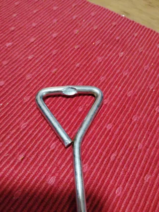 Abrebotellas antiguo abrelatas metal inox
