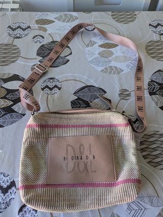 Bolso Bimba y Lola Beige y Rosa