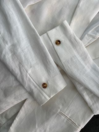 Americana Women Mango Blanca Talla M