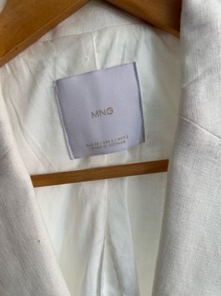 Americana Women Mango Blanca Talla M