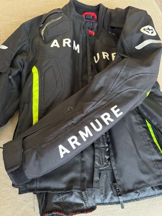 Chaqueta Moto ARMURE Negra de invierno
