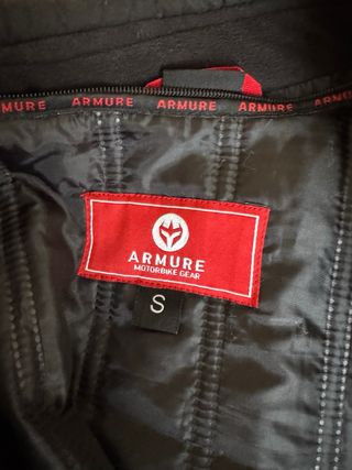 Chaqueta Moto ARMURE Negra de invierno