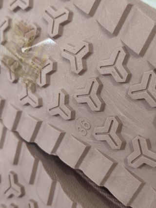 Stivaletti Giardino D'Oro rosa glitter n.36