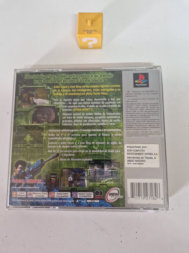 Filtro Syphon 2 - PlayStation PAL