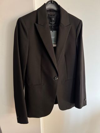 Americana Women Mango Negra Talla S