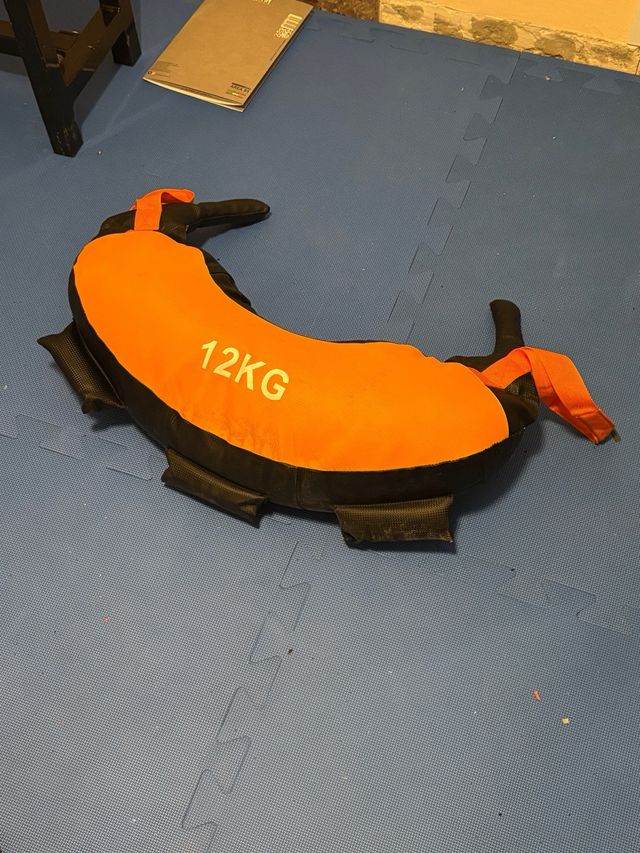 Sacco palestra 12KG arancione. sacca bulgara .