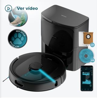 Cecotec Conga 2290 Robot Aspirador Autolimpieza