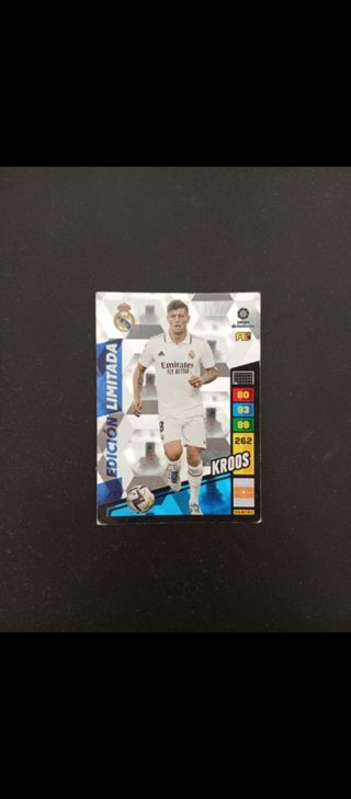 Cromos fútbol Kroos Real Madrid Edición Limitada