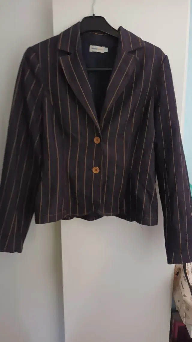 Americana rayas azul vaquero T.XS