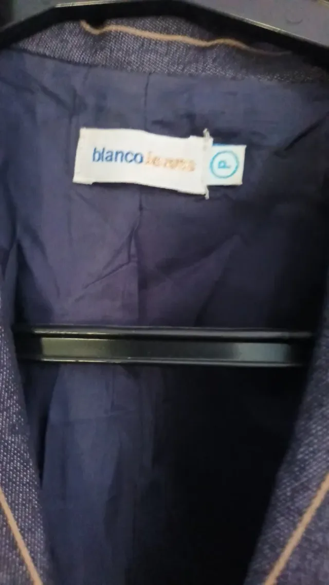 Americana rayas azul vaquero T.XS