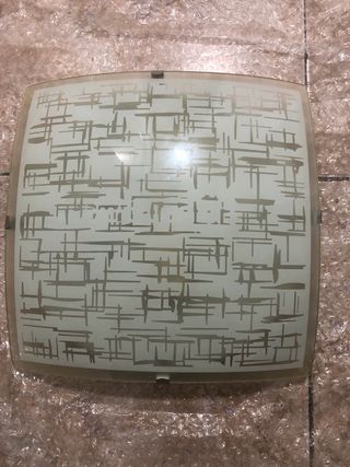 Lámpara de techo moderna cristal