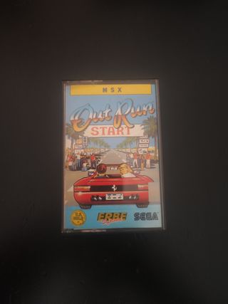 Out Run MSX Sega Juego Carreras
