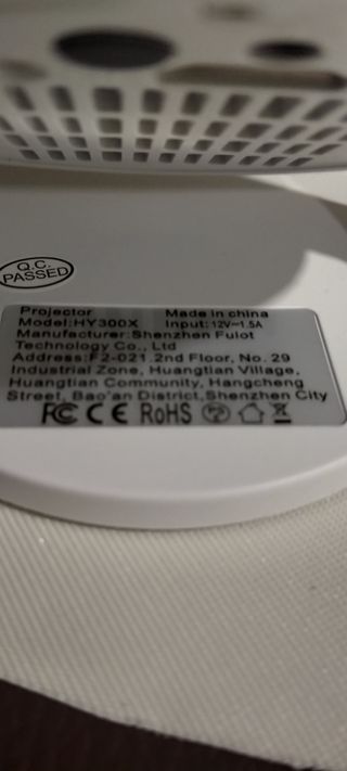Mini Proyector HY300X Blanco 