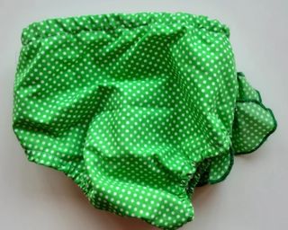 Traje de flamenca verde lunares