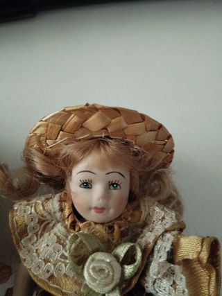 3 Bamboline Ceramica Usate