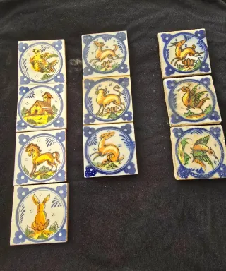 Azulejos Sevillanos Pequeños Antiguos