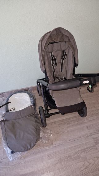 CARRO BEBÉ 2 PIEZAS CYBEX BALIOS S LUX, GRIS-TEX