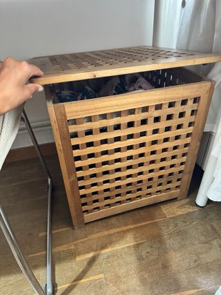 Mesa auxiliar madera Ikea