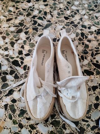 Zapatillas blancas mujer