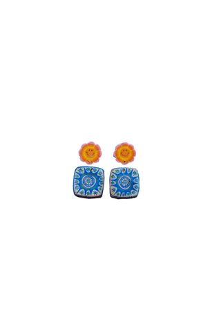 Pendientes vintage, pendientes hippie, joya flor