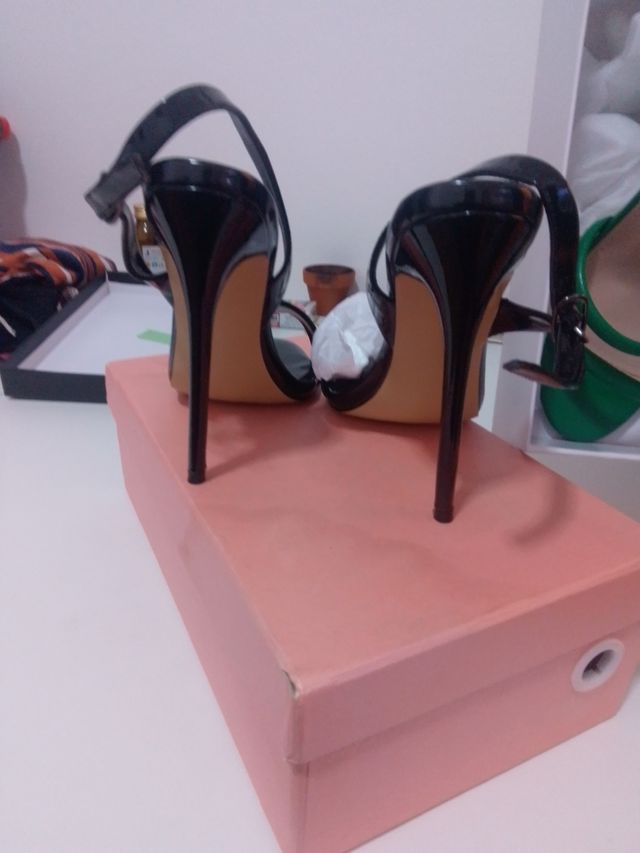 Scarpe tacco donna nere taglia 37