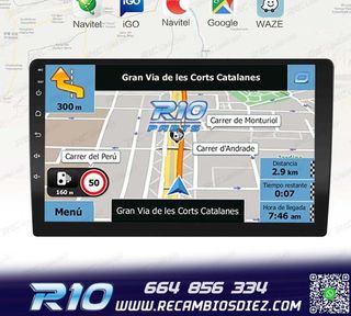RADIO 9" GPS ANDROID 13 QUAD CORE 64GB ROM
