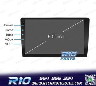 RADIO 9" GPS ANDROID 13 QUAD CORE 64GB ROM
