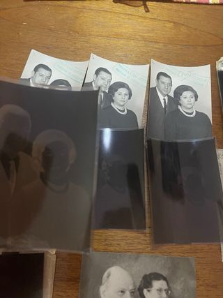 Fotos y Negativos en placa años 60.