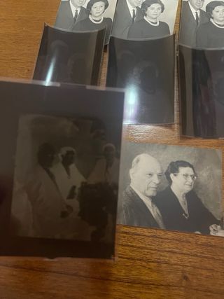 Fotos y Negativos en placa años 60.