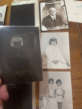 Fotos y Negativos en placa años 60.