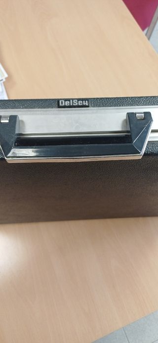 Maletín Delsey Negro Vintage