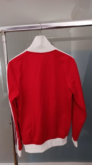 Chaqueta Adidas Roja y Blanca Talla M