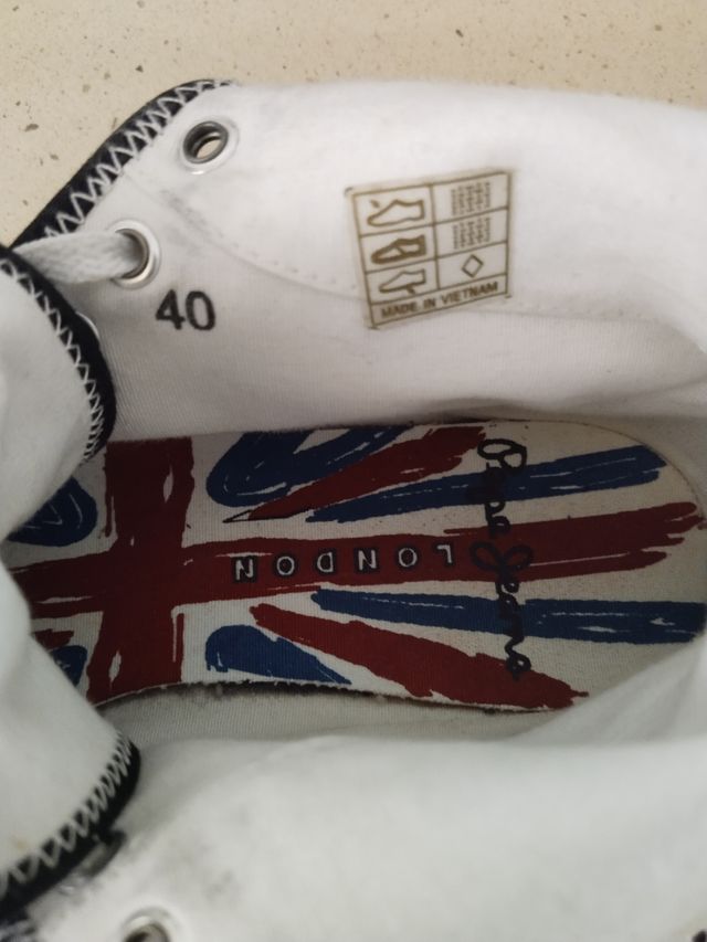 Sneakers Pepe Jeans grigie e bianche