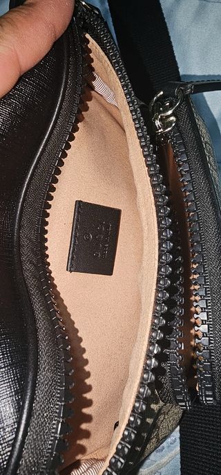 Riñonera Gucci Negra/Marrón Poco Uso