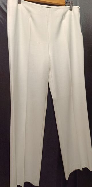 Pantalón de traje Zara blanco Talla 42