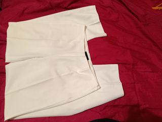 Pantalón de traje Zara blanco Talla 42