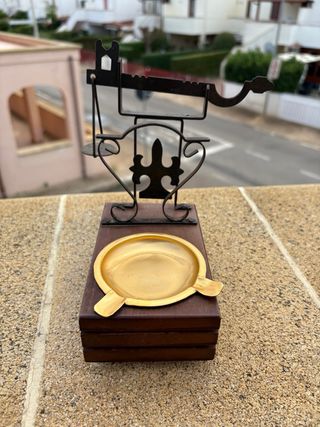 Posacenere vintage design bilancia