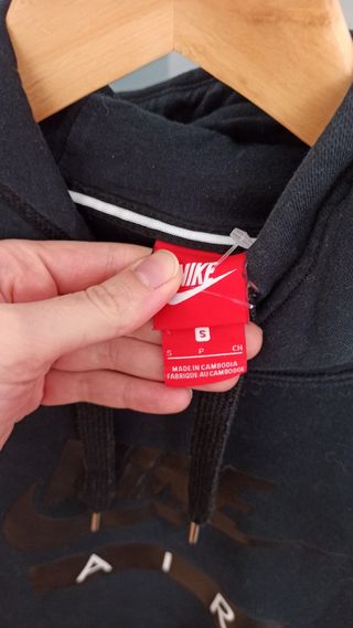 Sudadera Nike Negra Larga