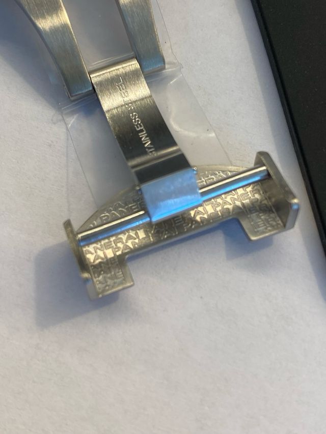 Cinturino Gomma Nero 24mm  Deployante