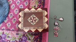 Pendientes Plata Diseño y cajita.