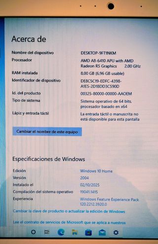 Ordenador portátil Toshiba Satellite blanco