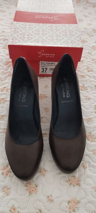 Zapatos de tacón Dorking Marrones Talla 37