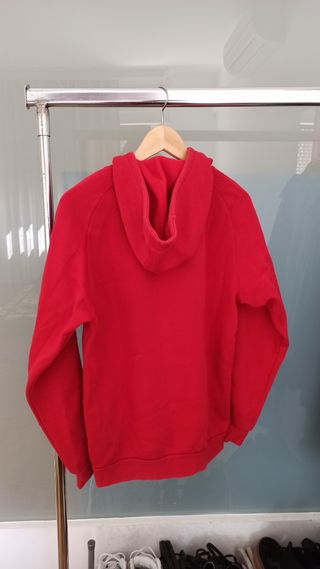 Sudadera Adidas Roja con Capucha